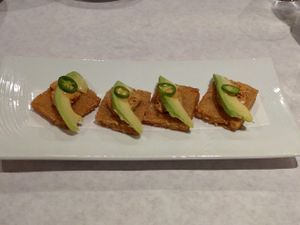 spicy tuna on crispy rice at Shojin - DTLA in Los Angeles