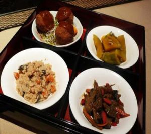 Shojin style bento box at Shojin - DTLA in Los Angeles