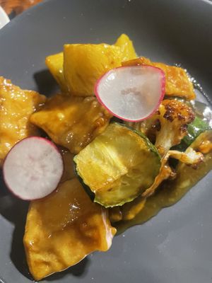 Sweet orange chicken  at Shojin - DTLA in Los Angeles