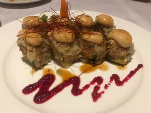 Dynamite 2.0... not my thing. Taste like spicy canned tuna...  at Shojin - DTLA in Los Angeles