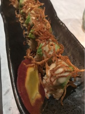 Crunchy Tiger roll at Shojin - DTLA in Los Angeles