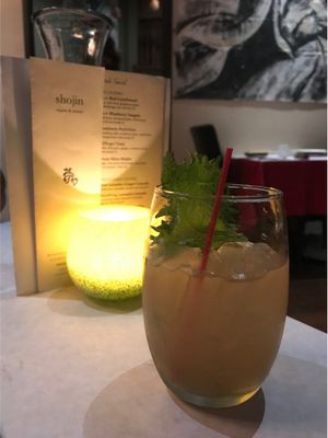 Amazing MOJITO with Yanza pepper! at Shojin - DTLA in Los Angeles