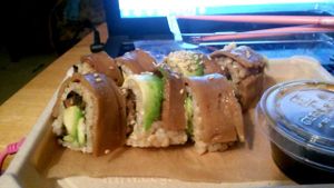 Dragon roll at Shojin - DTLA in Los Angeles