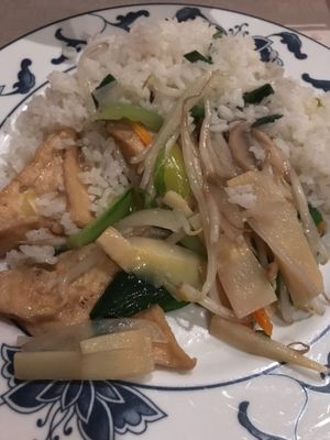 rice tofu at China Garden in Domburg