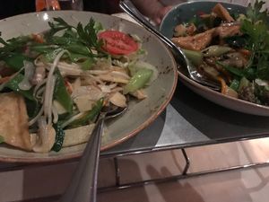 vegan dishes at China Garden in Domburg