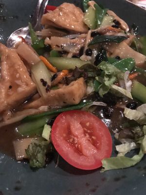 tofu dish at China Garden in Domburg