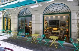 outside at Bosco Brera in Milan