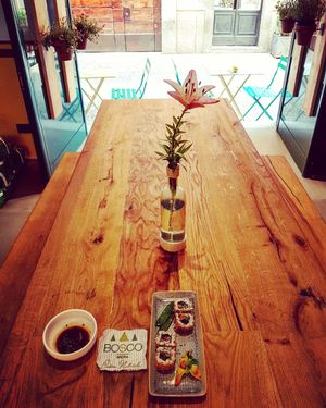 bosco sharing table at Bosco Brera in Milan