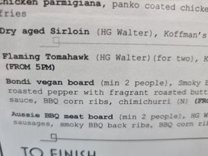 Vegan on menu at Scarlett Green in London