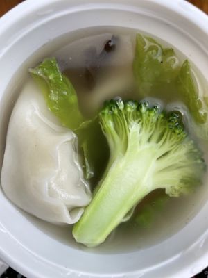 Wonton soup   at Lotus Pond in Victoria