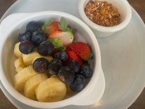 Granola with fruits  at Wheeler's Cafe in Penang