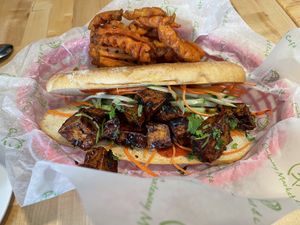 Tofu Banh Mi   at Gateway Market in Des Moines