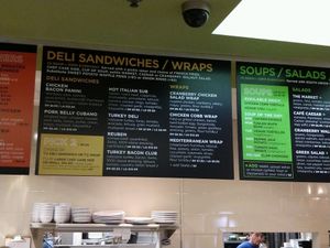 Menu at Gateway Market in Des Moines