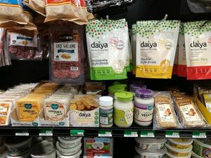 Dairy case at Gateway Market in Des Moines