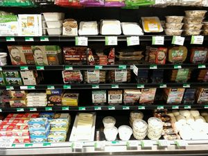 Dairy case at Gateway Market in Des Moines