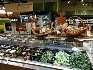 Salad bar at Gateway Market in Des Moines