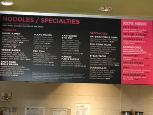 Noodles at Gateway Market in Des Moines