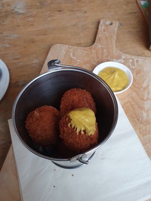 Vegan Bitterballen at Schenkers in Apeldoorn