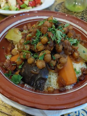 Moroccan couscous with veggies at Annette in Sofia