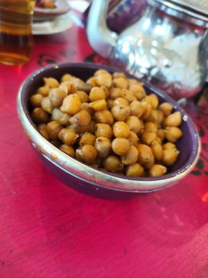Chickpea side dish at Annette in Sofia