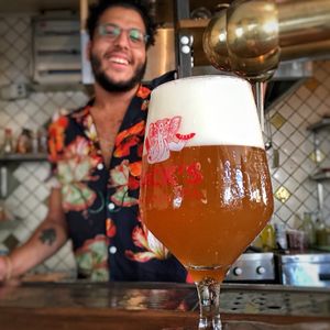 Wonderful place to enjoy local Belgian beers! at Bar d'Henri in Antwerpen