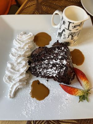 Chocolate cake  at Taste Bistro in Retford