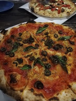 No cheese, was great at Pizza House in Sukhothai