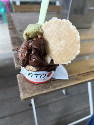   at Gelateria Kremmy in Viareggio