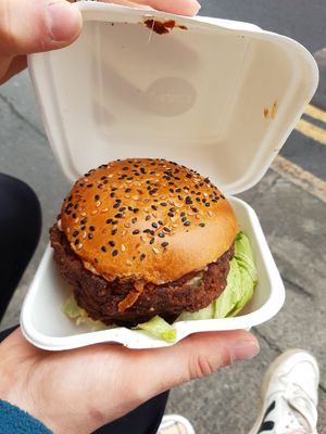 Burger at V-Face in Dublin