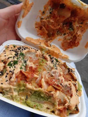 Kimchi fries at V-Face in Dublin