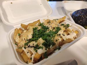 Loaded with Garlic Aoli at V-Face in Dublin