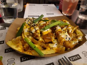 Fries Katsu Gotchu and chicky at V-Face in Dublin