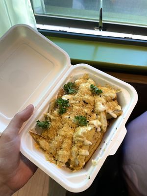 garlic parm fries  at V-Face in Dublin