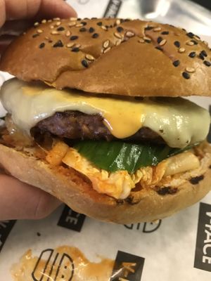 Beyond chi burger  at V-Face in Dublin