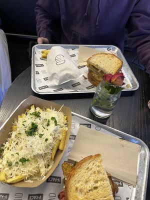 our meals  #Veganuary at V-Face in Dublin