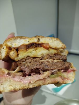 Smoke show with an added hash brown at V-Face in Dublin