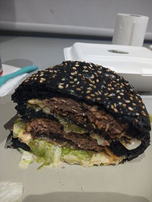 Mac the lad with added mushroom patty at V-Face in Dublin