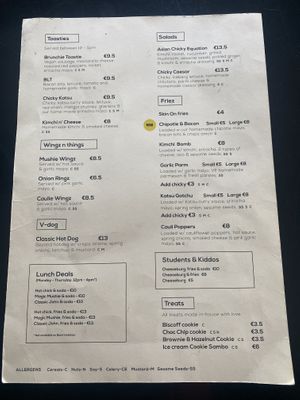 Lunch deals sound good  at V-Face in Dublin