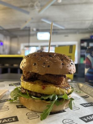Brunchie burger  at V-Face in Dublin