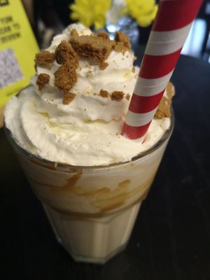 Biscoff milkshake at V-Face in Dublin