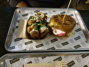 Caulie wings and & Cluck Like That at V-Face in Dublin