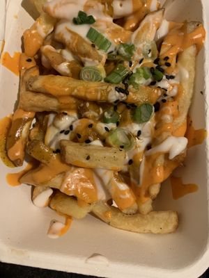 Katsu gotchu fries  at V-Face in Dublin