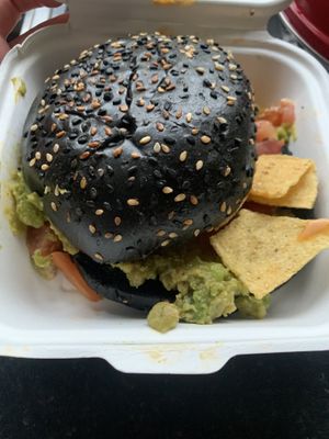 Hot Chic burger  at V-Face in Dublin