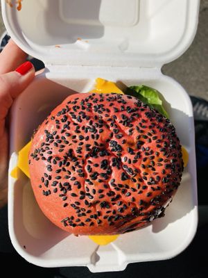 Burger at V-Face in Dublin