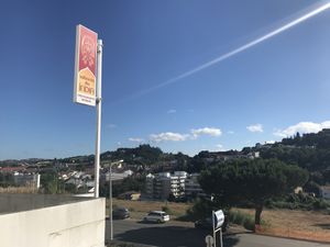 View from the top of their steps at Sabores da India in Alcobaca
