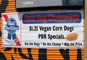 signage at Hungry Tiger in Portland