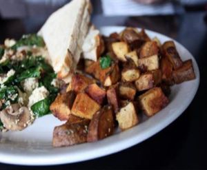 good god, i can't believe this is the small size! at Hungry Tiger in Portland