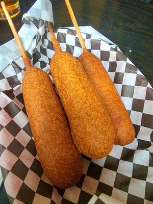 Tuesday Corn Dog Special - 3 for $8 at Hungry Tiger in Portland