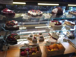 Cakes at Natura Słodyczy in Torun