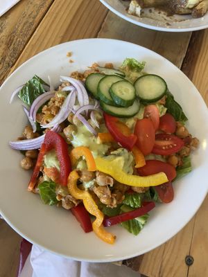 Spicy chickpea Buddha box  at Angry Vegan in Penticton